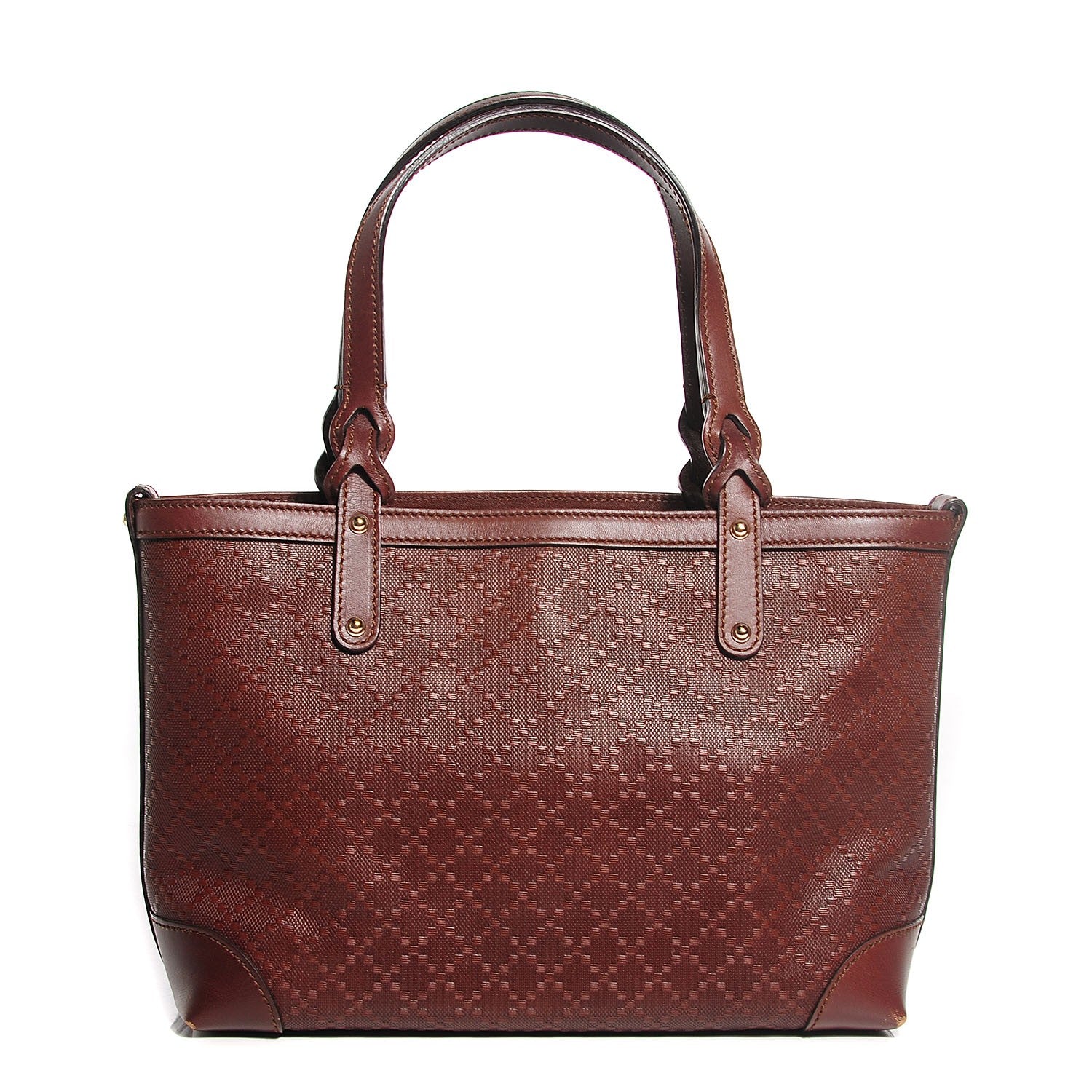 Gucci Diamante Calfskin Small Craft Tote Cuir 1 of 7