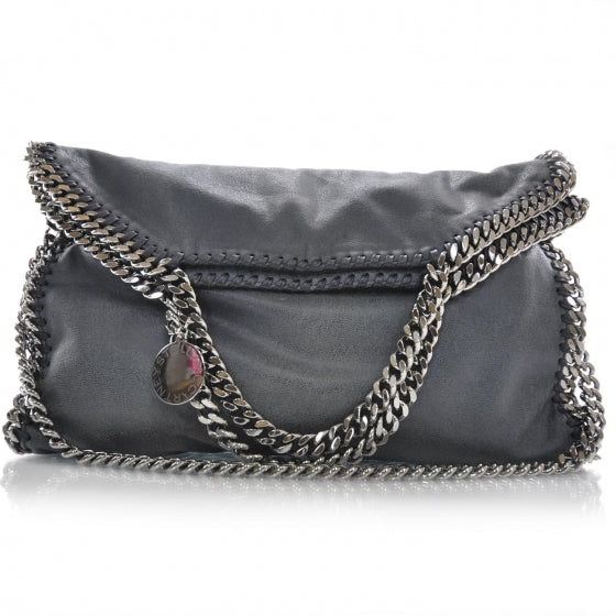 Stella McCartney Faux Leather Falabella Tote Blue 1 of 7