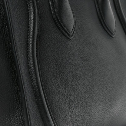 Celine Drummed Calfskin Micro Luggage Black 13 of 14