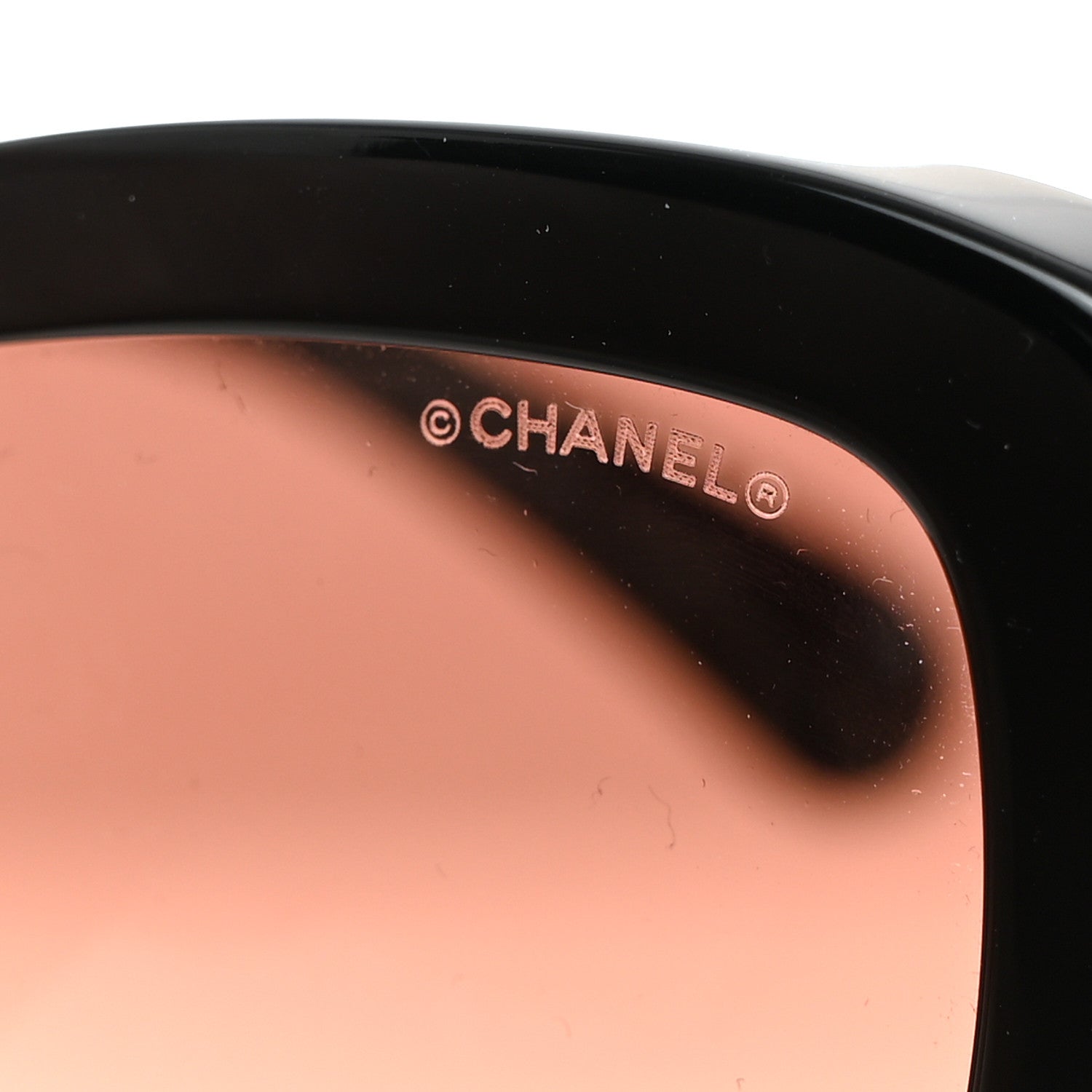 Chanel Acetate Rectangle Sunglasses 5493 Black 7 of 8