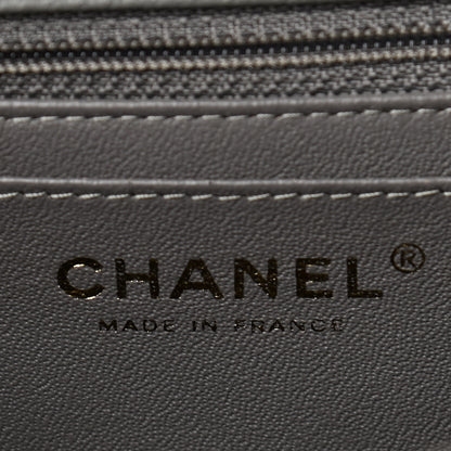 Chanel Caviar Quilted Jumbo Single Flap Grey 6 of 10