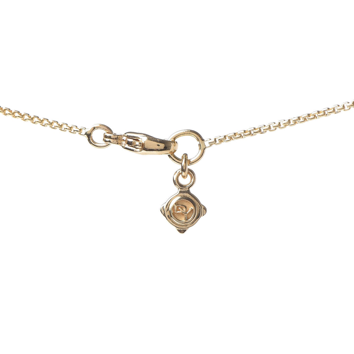 18K Yellow Gold Diamond 12mm Solari Pave Wrap Pendant Necklace