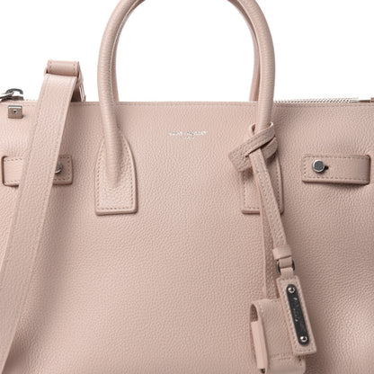 Saint Laurent Grained Calfskin Baby Sac De Jour Souple Marble Pink 12 of 12