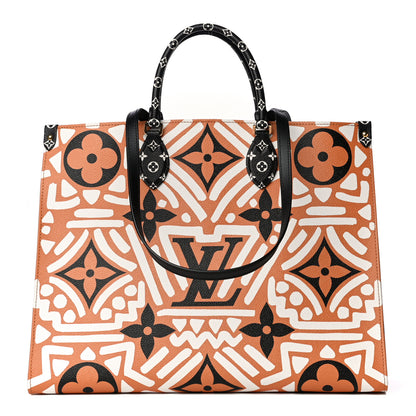 Louis Vuitton Monogram Giant Crafty Onthego GM Crème Caramel 1 of 9
