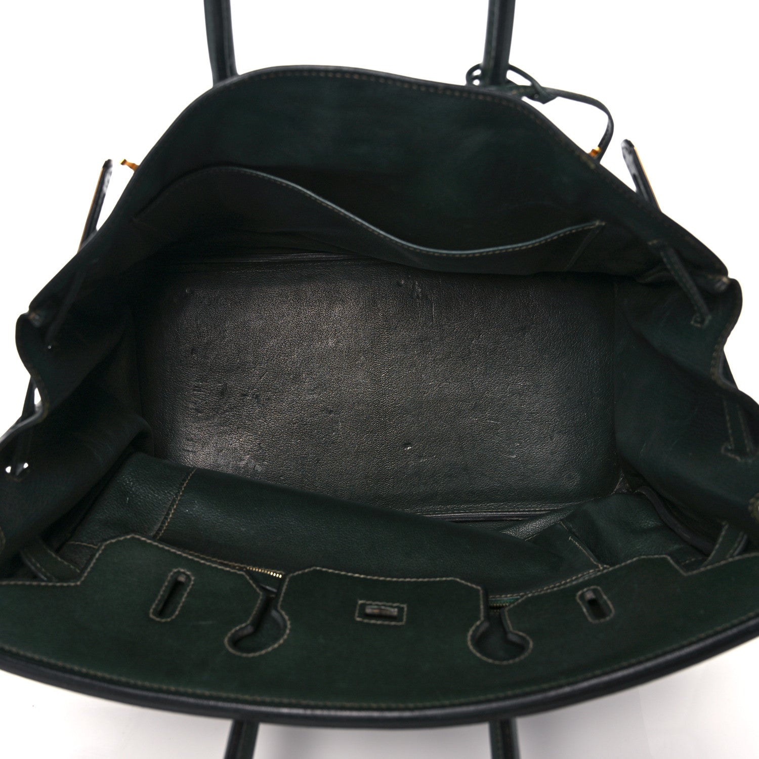 Hermes Gulliver Birkin 35 Vert Fonce 5 of 31