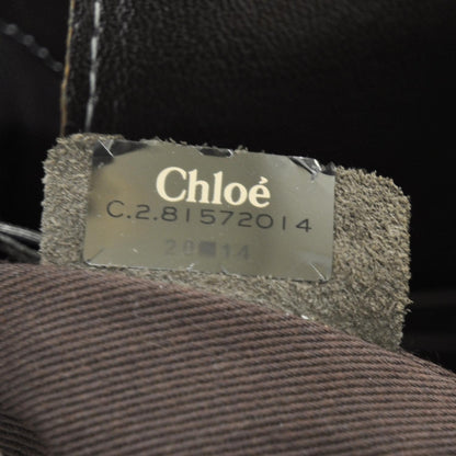 Chloe Leather Eclipse Tote Brown 10 of 10