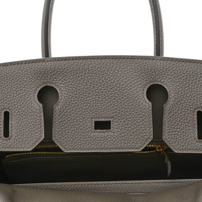Hermes Togo Birkin 30 Etain 12 of 13