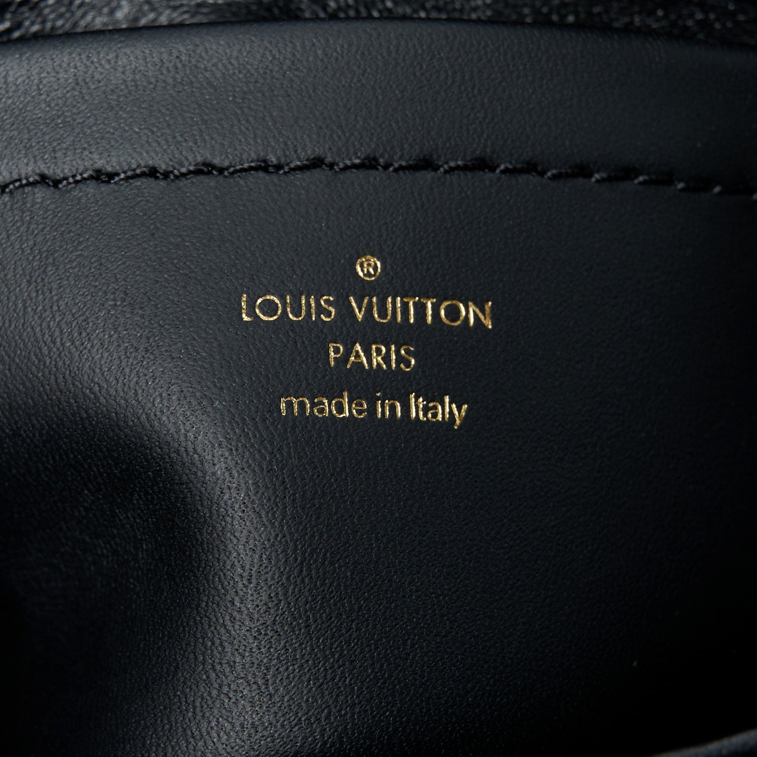 Louis Vuitton Lambskin Malletage Pico GO-14 Black 6 of 10