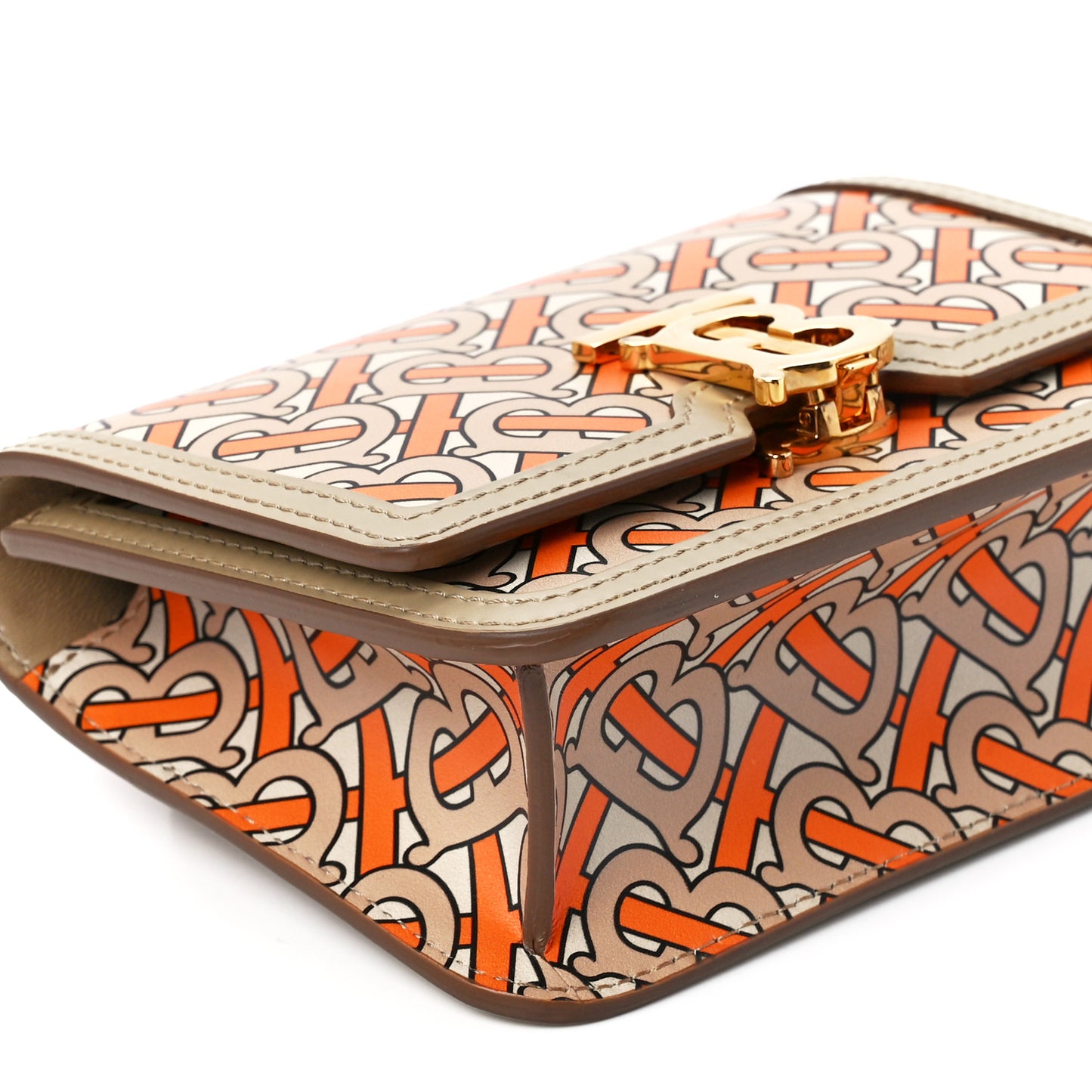 Calfskin Monogram TB Bum Bag Bright Orange