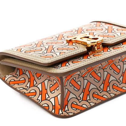 Burberry Calfskin Monogram TB Bum Bag Bright Orange 8 of 10