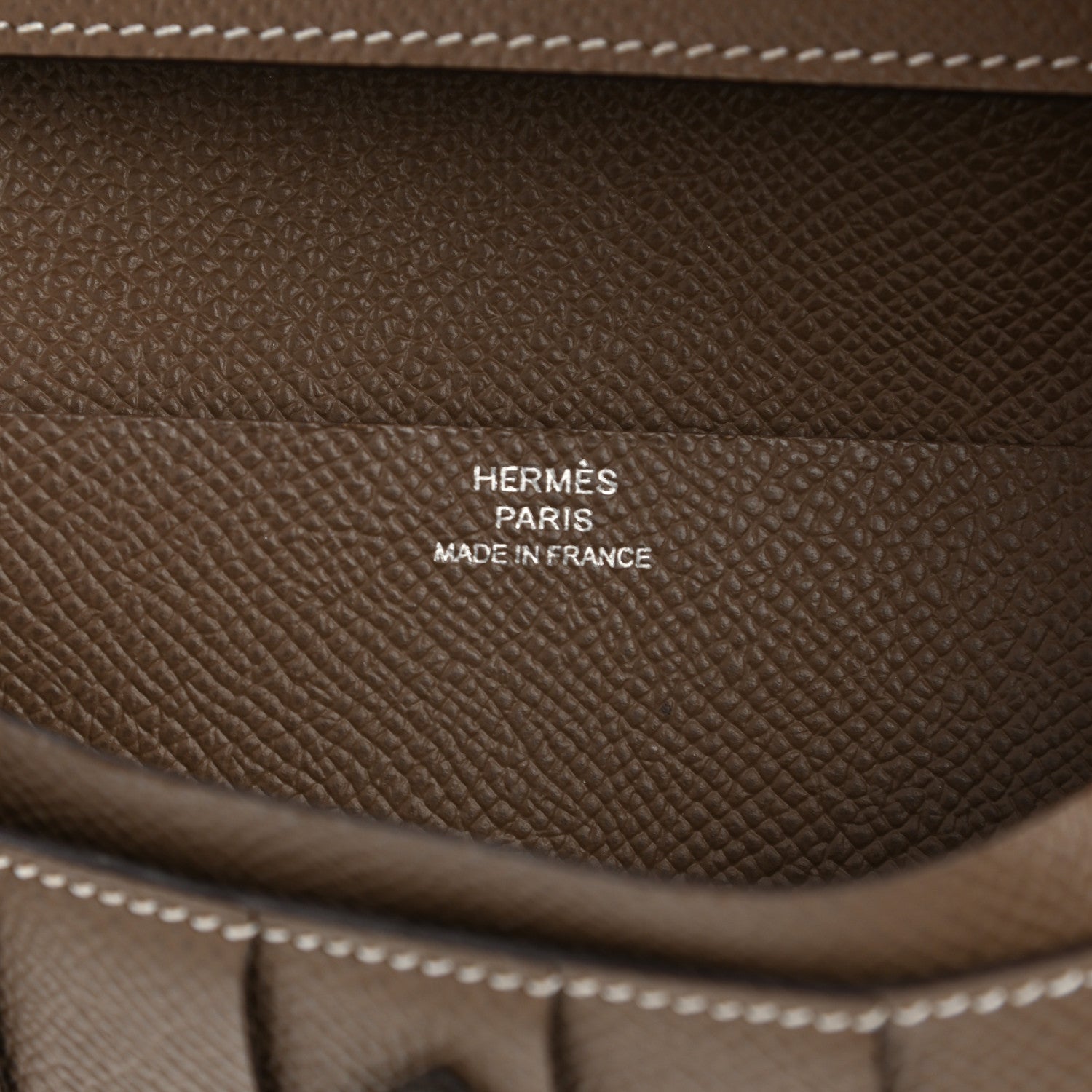 Hermes Epsom Bearn Gusset Wallet Etoupe 6 of 12