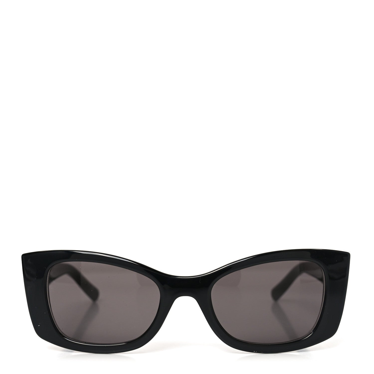 Saint Laurent Acetate Ultra Cat Eye Sunglasses SL 593 Black 2 of 8