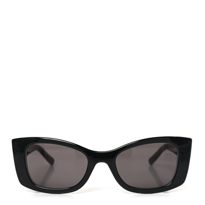 Saint Laurent Acetate Ultra Cat Eye Sunglasses SL 593 Black 2 of 8