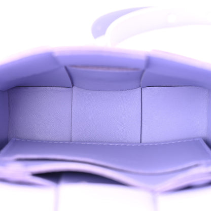 Bottega Veneta Lambskin Maxi Intrecciato Extra Mini Cassette Crossbody Bag Wisteria 5 of 11