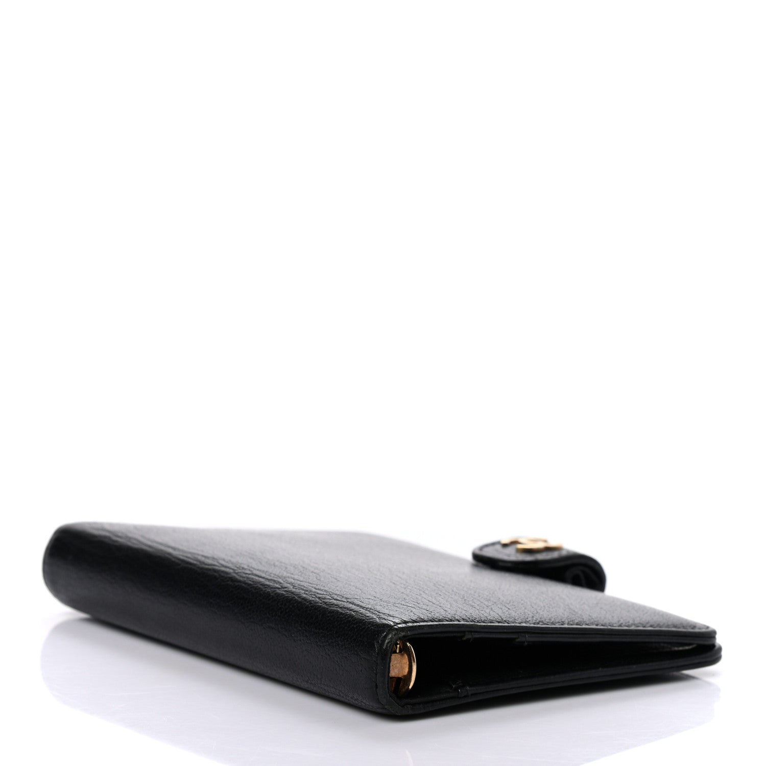 Chanel Goatskin Small Ring Agenda Planner Black 4 of 7