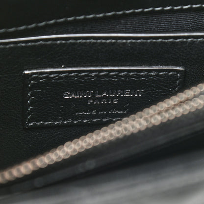 Saint Laurent Calfskin Y Quilted Monogram Small Loulou Chain Satchel Black 6 of 10