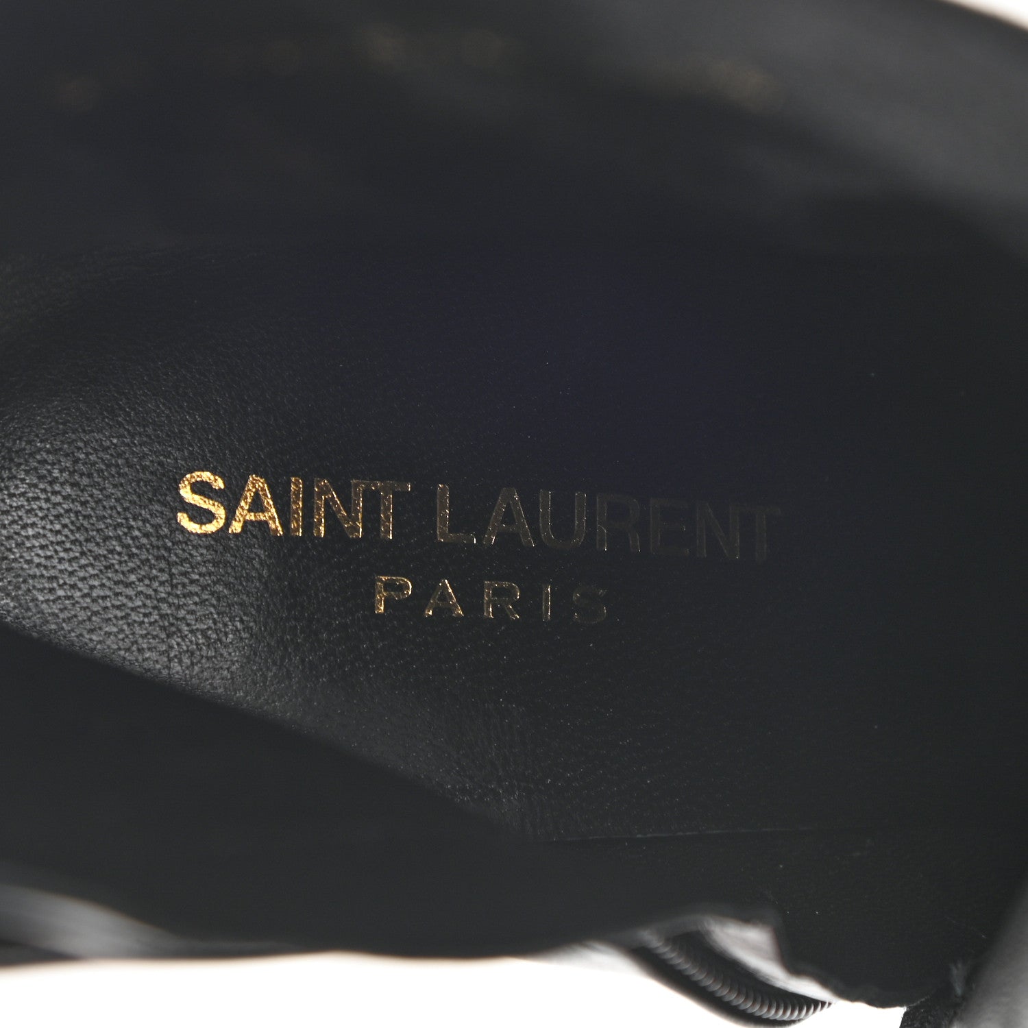 Saint Laurent Calfskin Velvet Lace Up Ankle Boots 40.5 Black 8 of 9