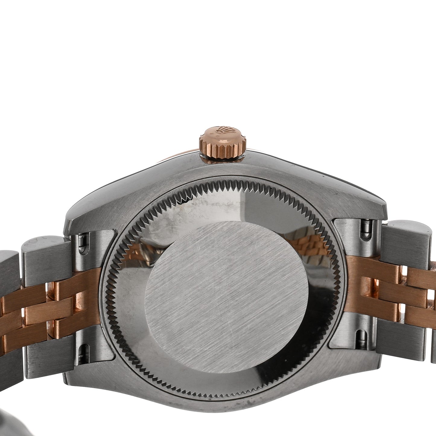 Stainless Steel 18K Everose Gold 31mm Oyster Perpetual Datejust Watch White Roman 178271