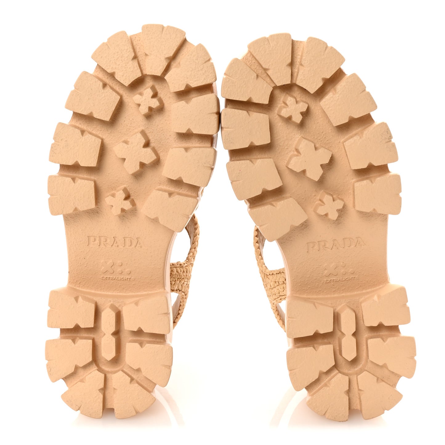 Yarn Raffia Effect Metal Triangle Logo Crochet Monolith 55mm Cage Sandals 35 Naturale