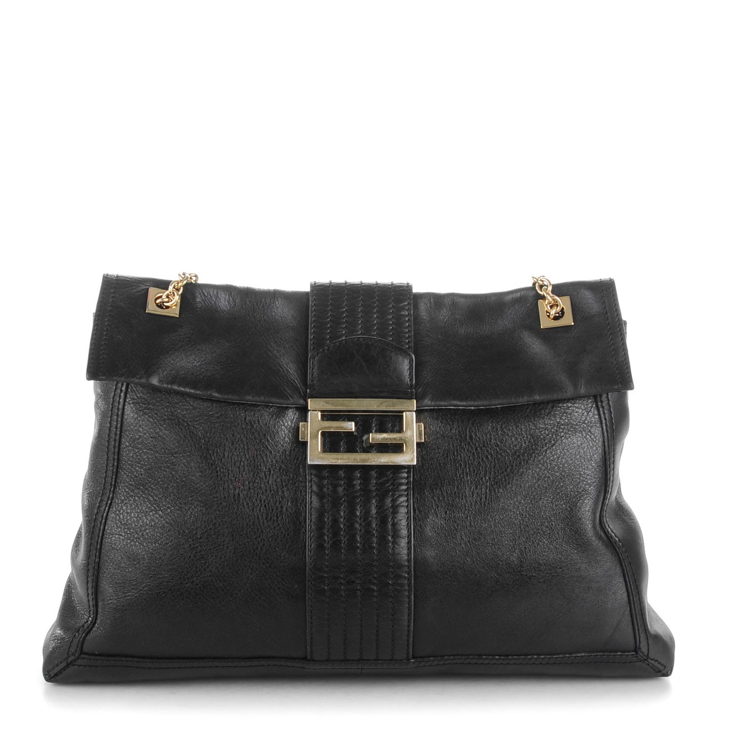 Calfskin Maxi Baguette Black