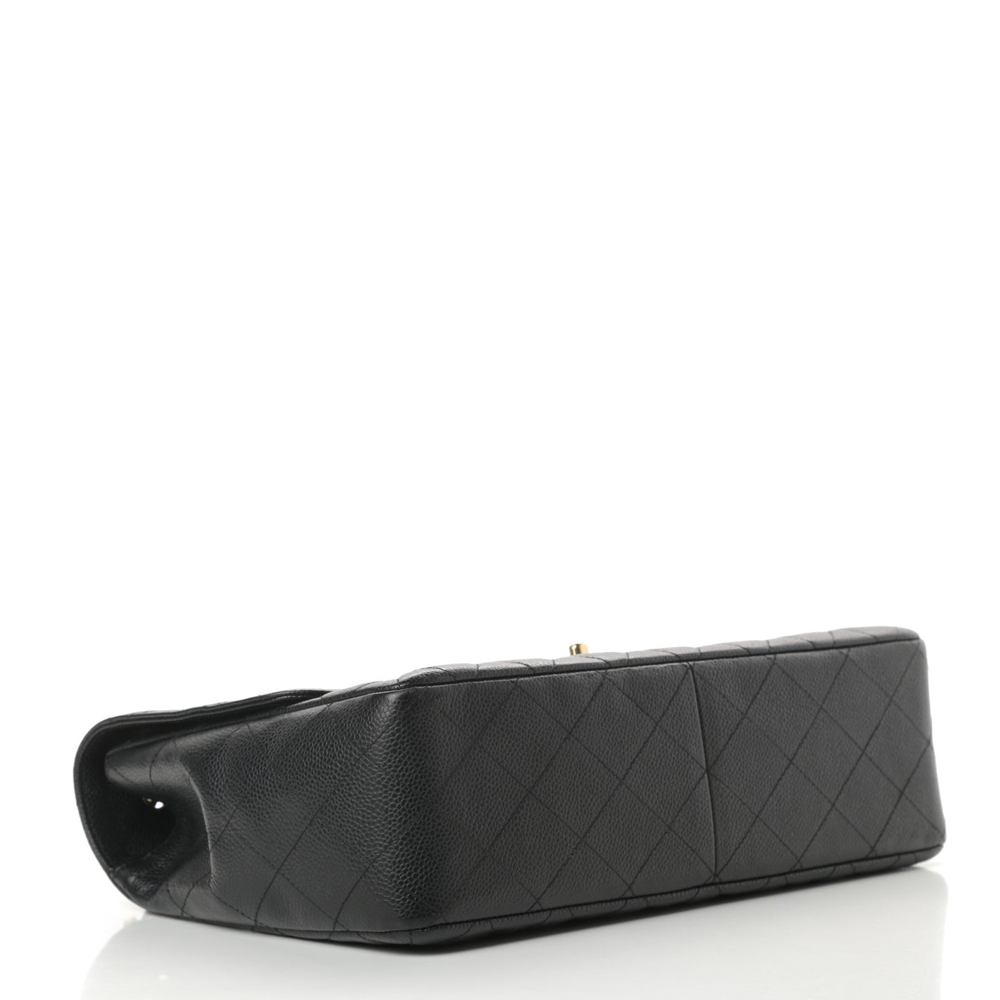 Caviar Quilted Jumbo Single Flap Black