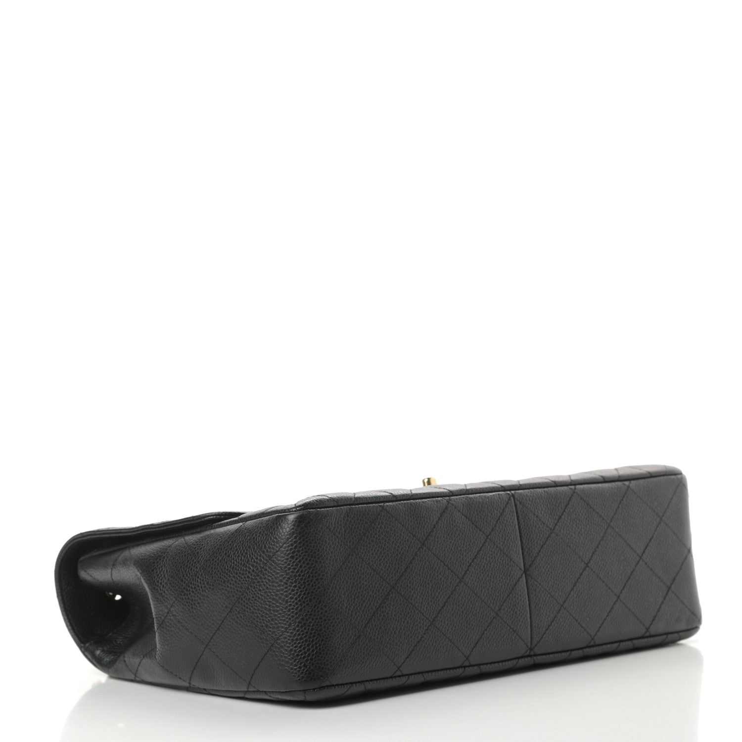 Chanel Caviar Quilted Jumbo Single Flap Black 4 of 13