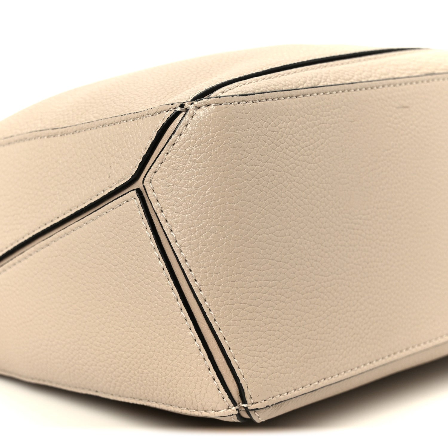Loewe Calfskin Small Puzzle Bag Light Oat 10 of 11