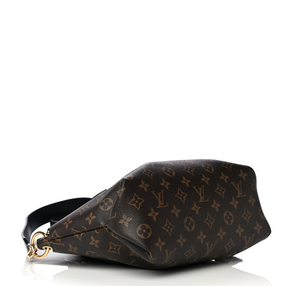Louis Vuitton Monogram Flower Zipped Tote PM Black 4 of 10