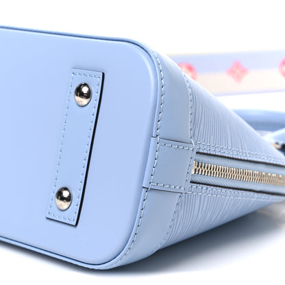 Louis Vuitton Epi Jacquard Alma BB Cloud Blue 9 of 9