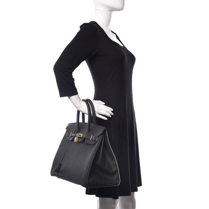 Hermes Epsom Birkin 35 Black 2 of 31