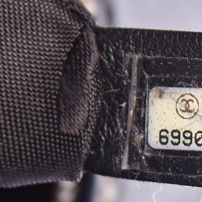 Chanel Calfskin Contrast Stitch Surpique Bowler Black 9 of 10