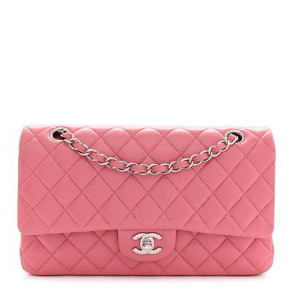 Chanel Lambskin Quilted Medium Double Flap Pink 1 of 12