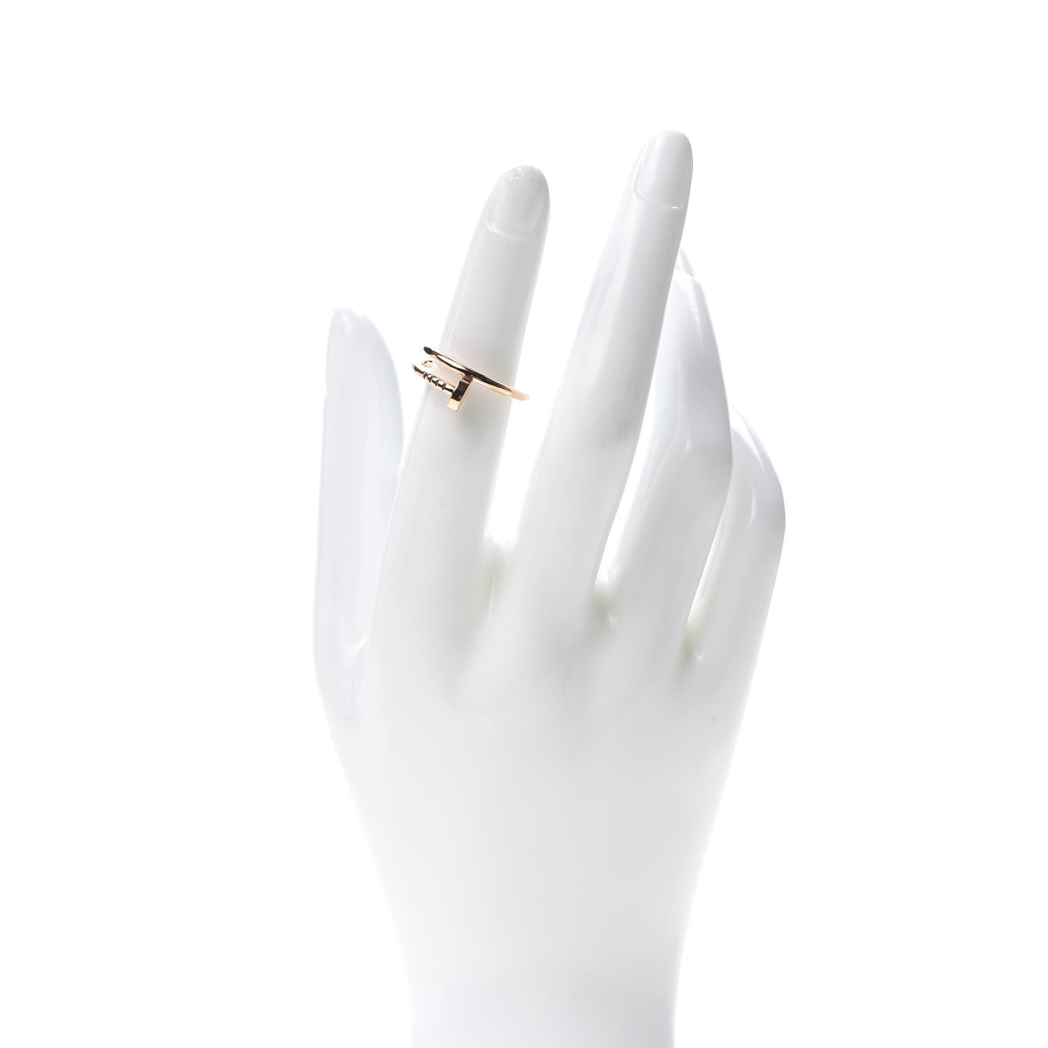 Cartier 18K Pink Gold Small Juste Un Clou Ring 51 5.75 2 of 7