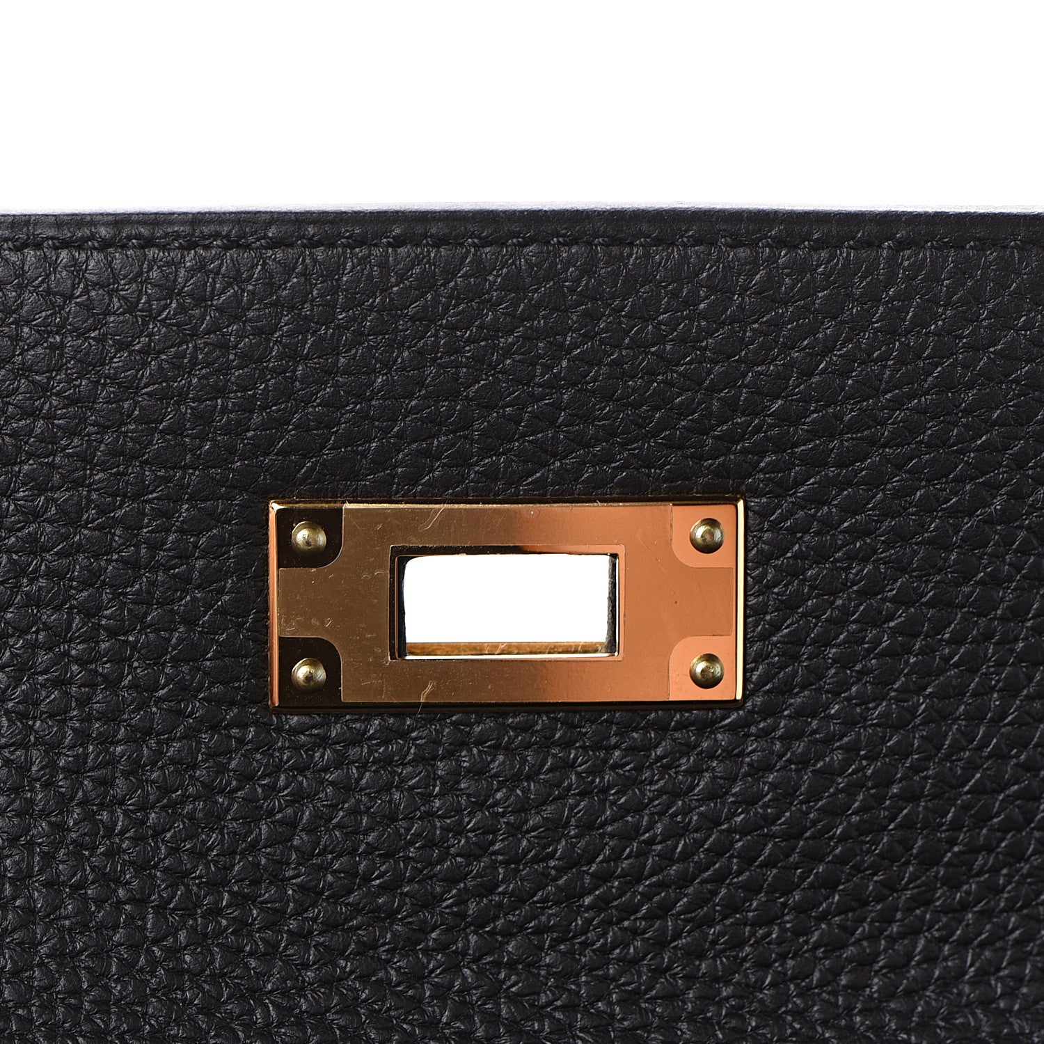 Hermes Togo Matte Alligator Kelly Retourne Touch 28 Black 22 of 38
