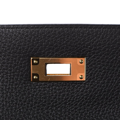 Hermes Togo Matte Alligator Kelly Retourne Touch 28 Black 22 of 38