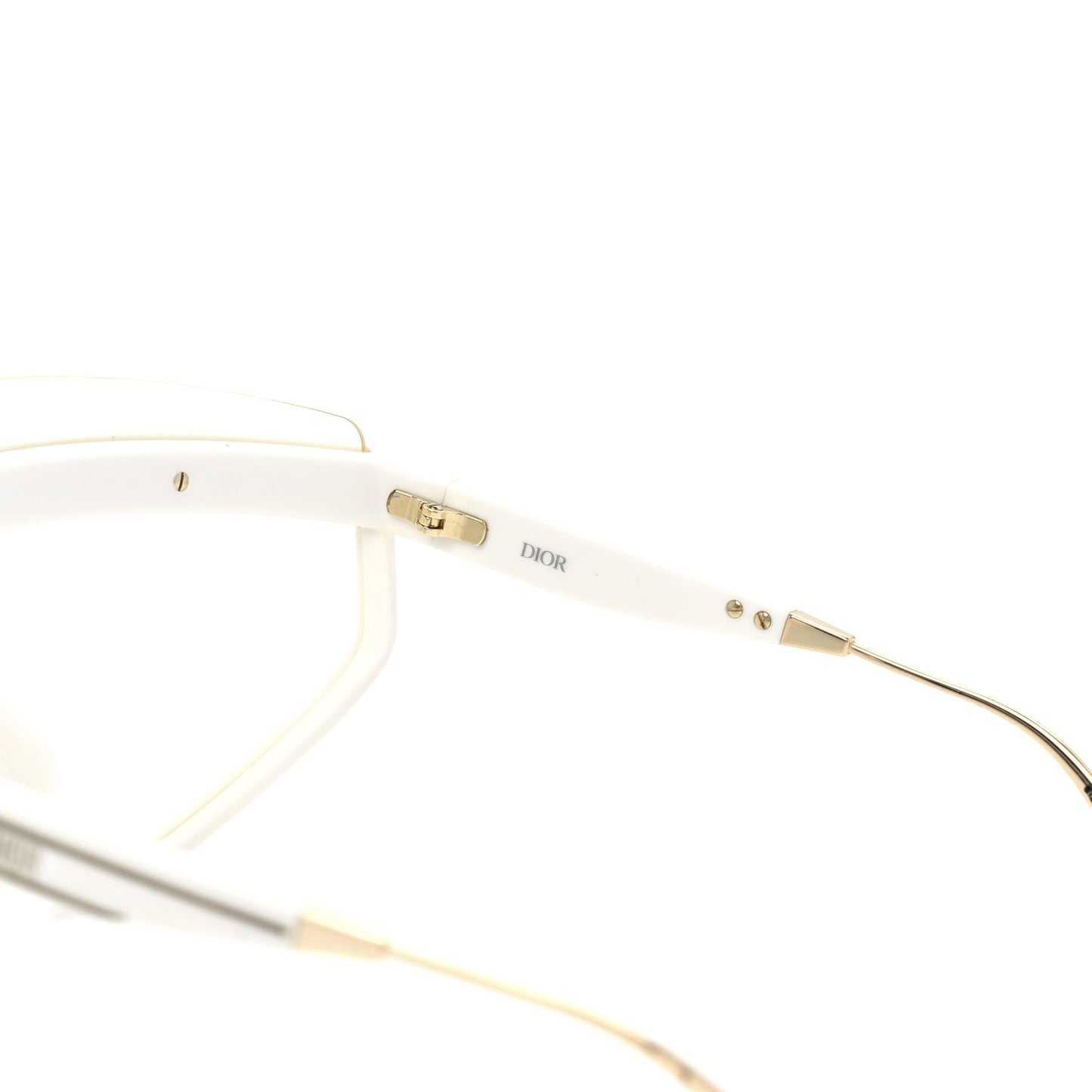 Acetate Mask DiorClub M2U Sunglasses Translucent Ivory