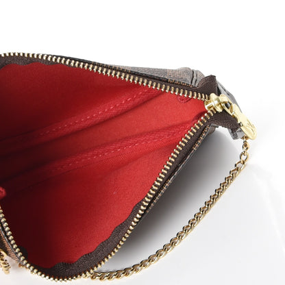 Louis Vuitton Damier Ebene Mini Pochette Accessories 5 of 8