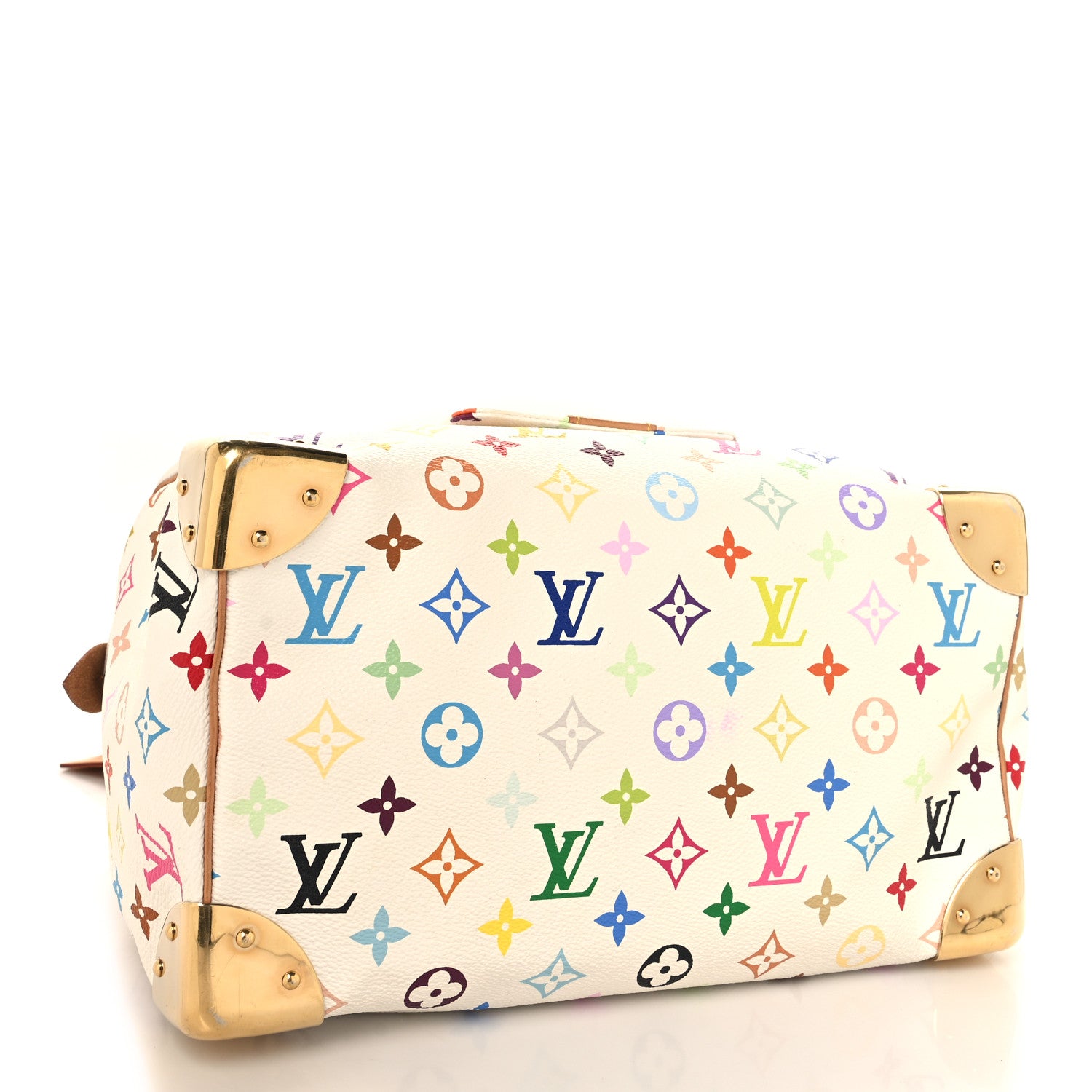 Louis Vuitton Monogram Multicolor Speedy 30 White 4 of 11