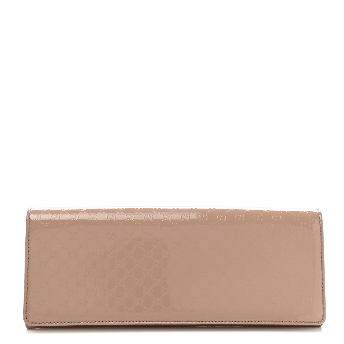 Patent Microguccissima Small Broadway Clutch Dark Cipria