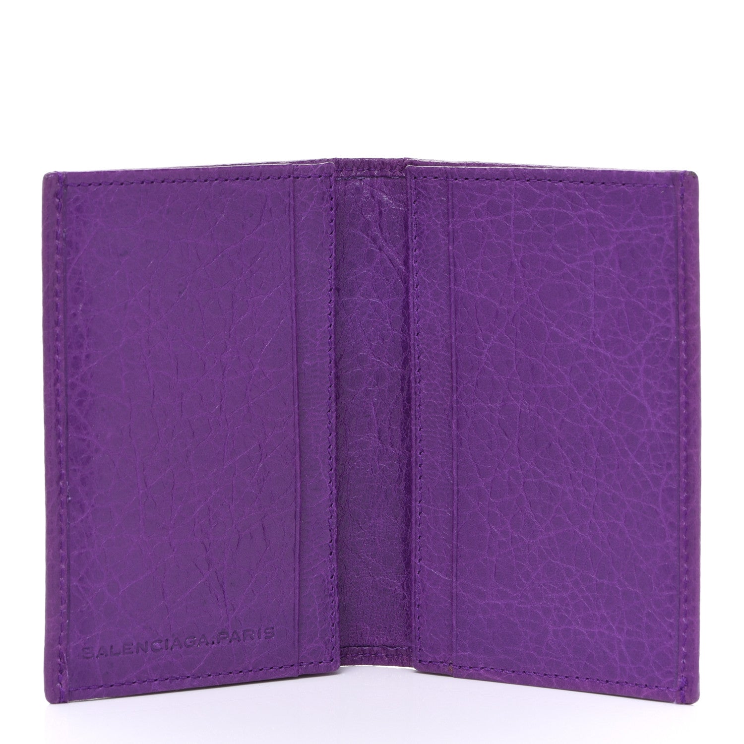 Balenciaga Agneau Giant 12 Gold Hardware Card Case Ultraviolet 5 of 8