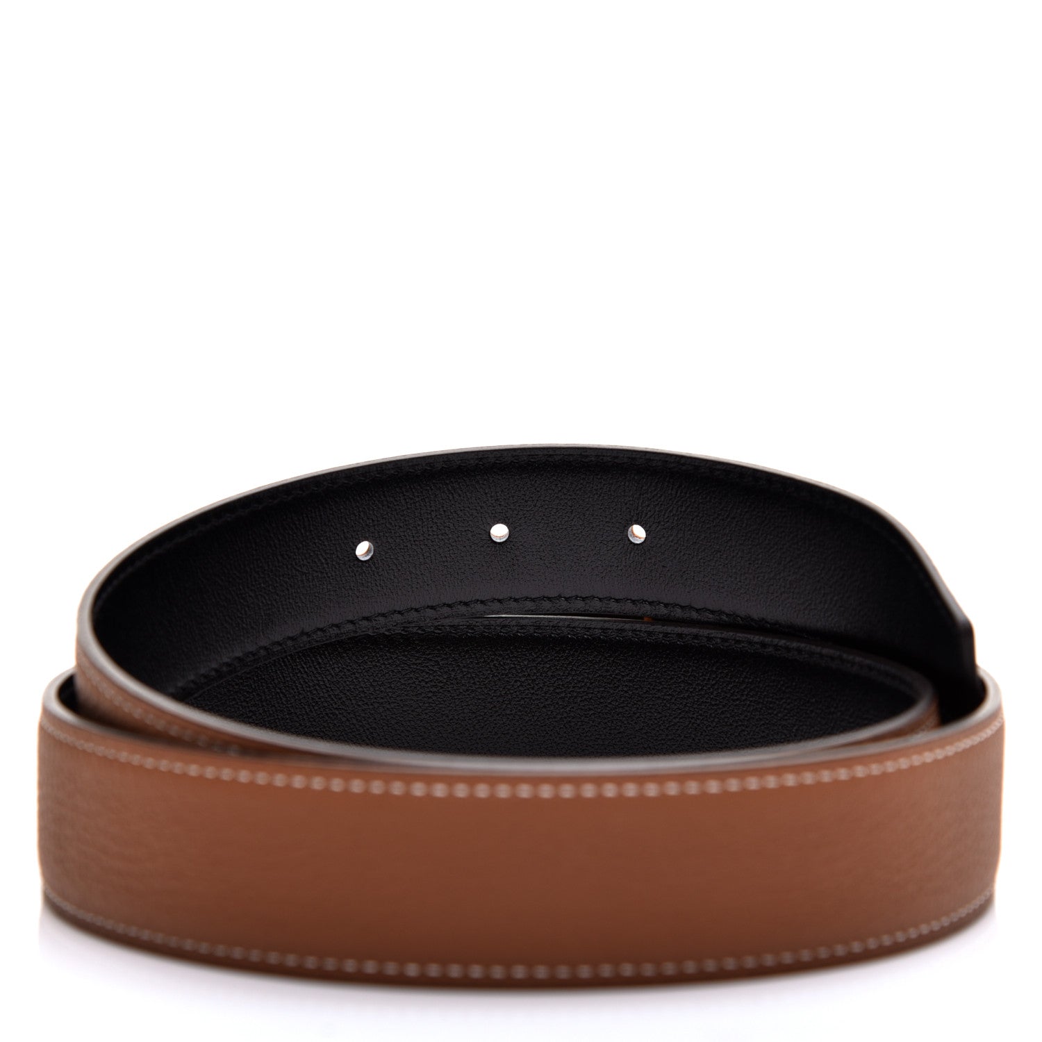 Hermes Swift Togo 32mm H Belt 90 Black Gold 5 of 6