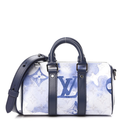 Louis Vuitton Monogram Watercolor Keepall XS Blue 1 of 11
