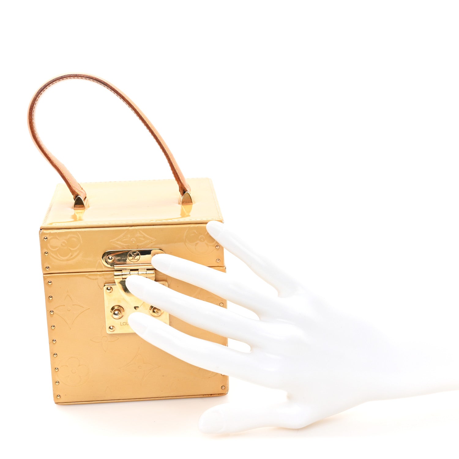 Louis Vuitton Vernis Bleecker Box Beige 2 of 9