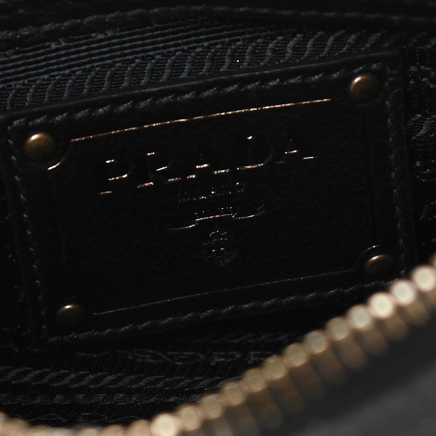 Prada Cervo Crossbody Black 6 of 9