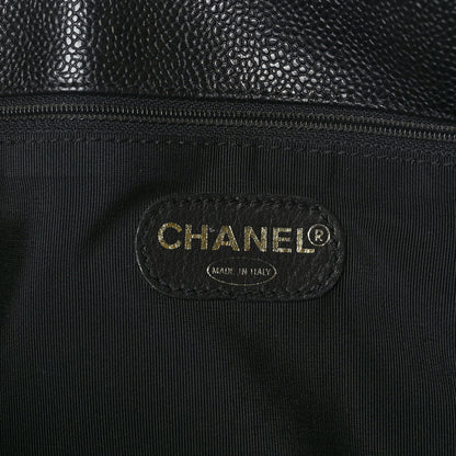Chanel Caviar Large CC Shoulder Bag Black 6 of 9
