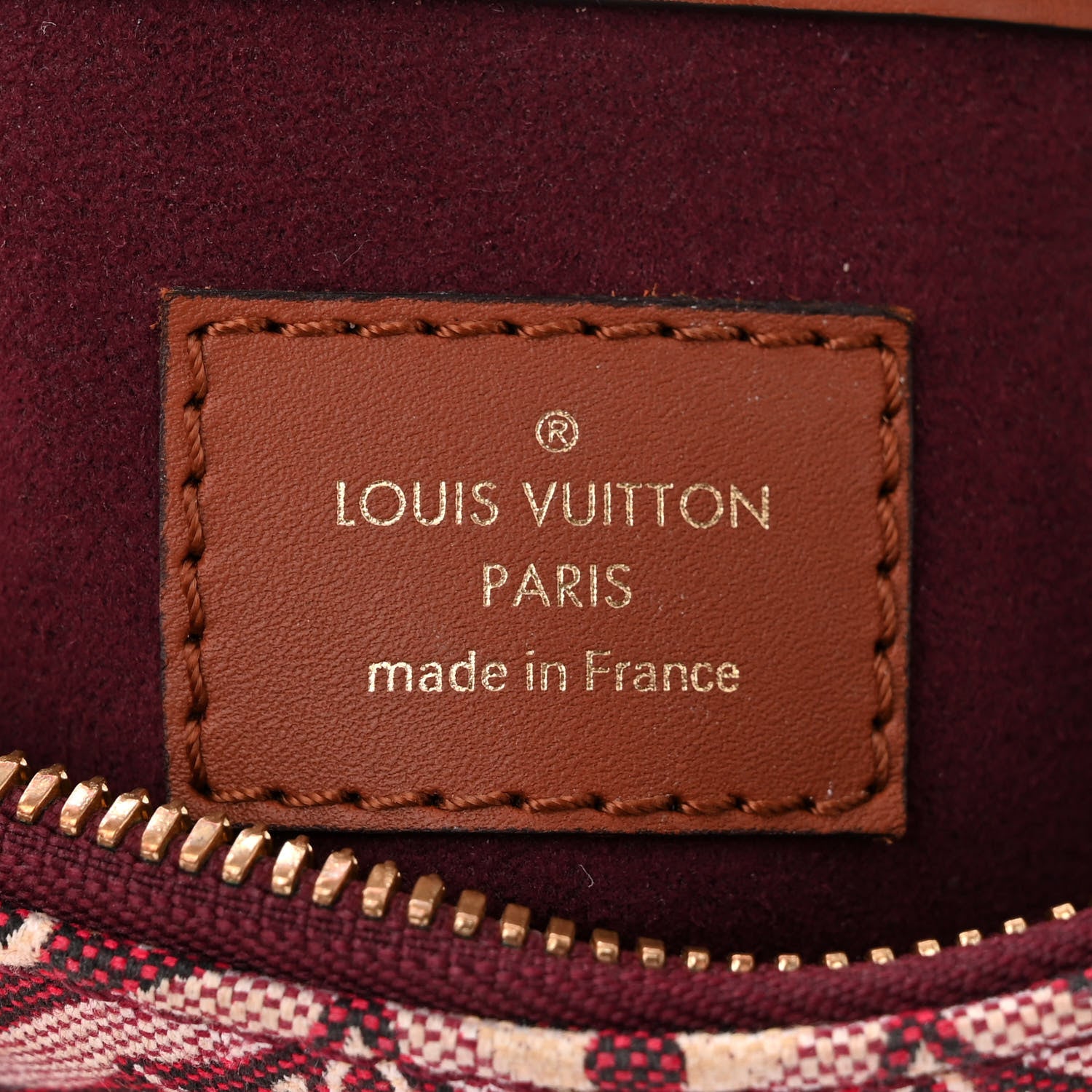 Louis Vuitton Jacquard Since 1854 Speedy Bandouliere 25 Bordeaux 6 of 9