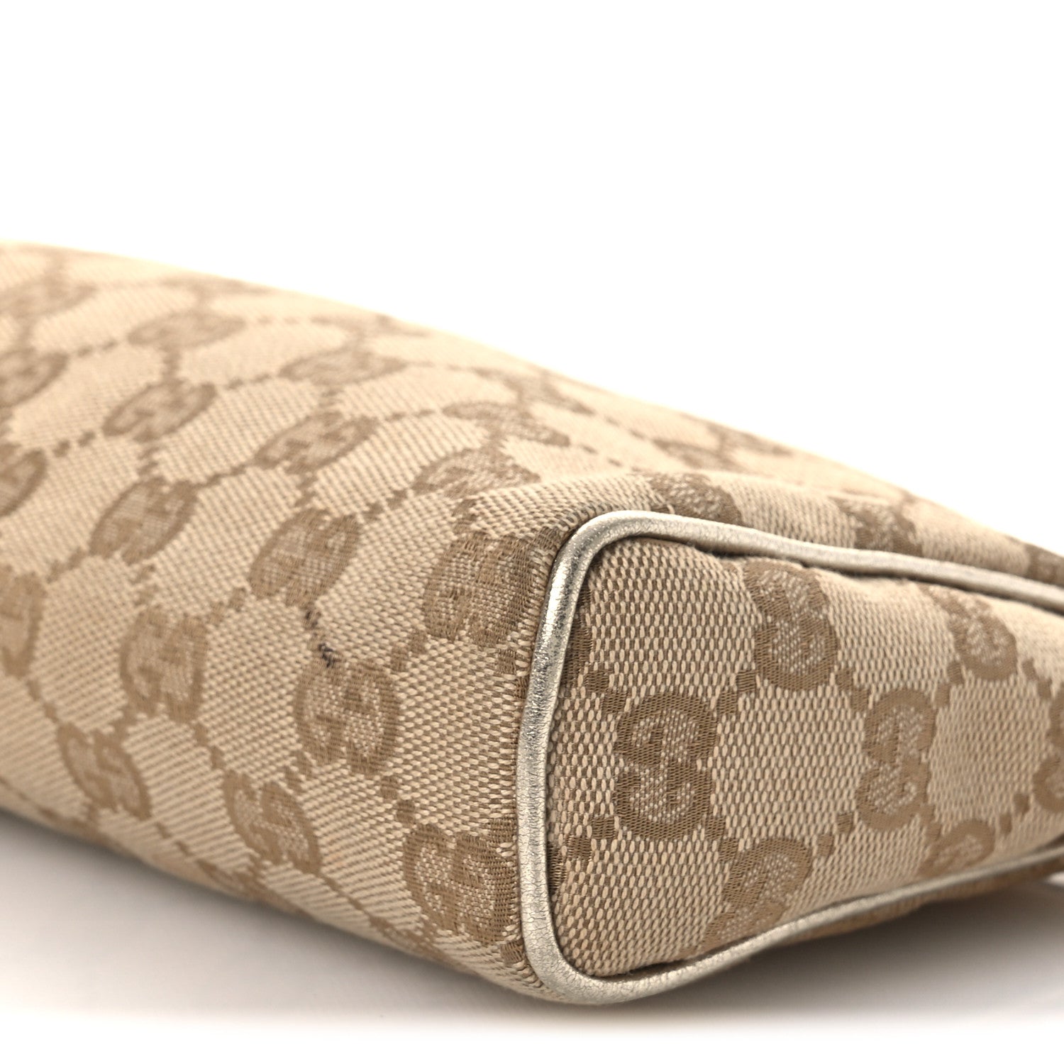 Gucci Monogram D Ring Cosmetic Case Metallic Bronze 10 of 14