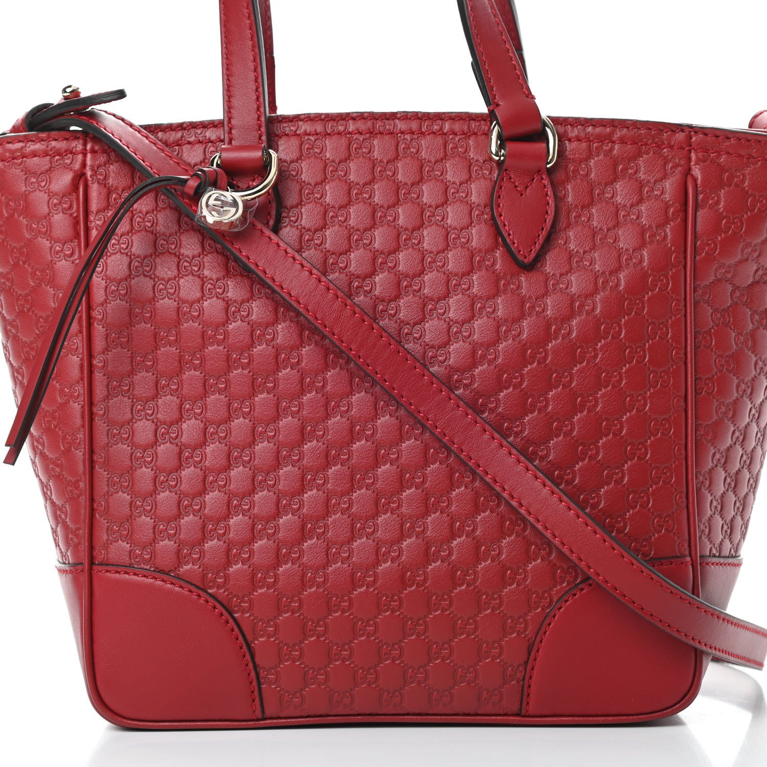 Gucci Microguccissima Small Bree Tote Red 8 of 10