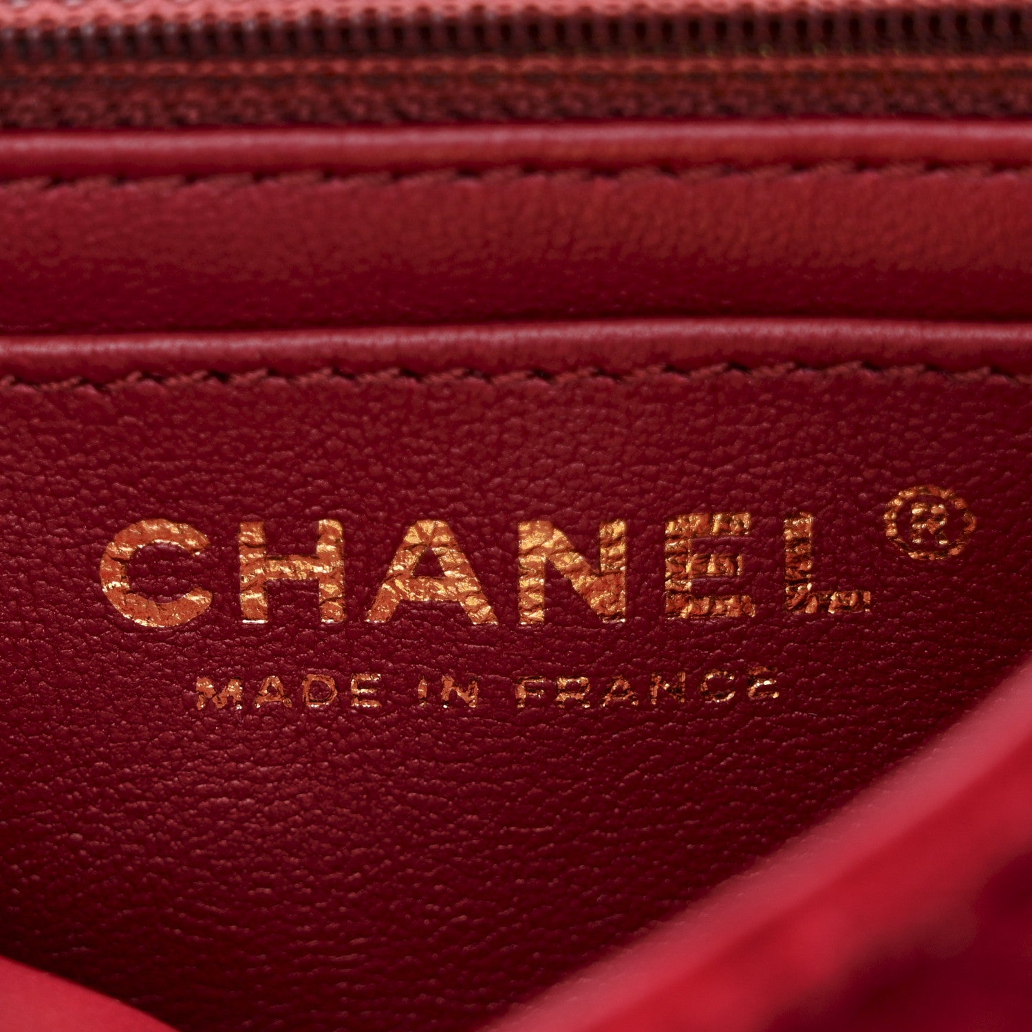Chanel Velvet Enamel Mini Flap Red 7 of 12