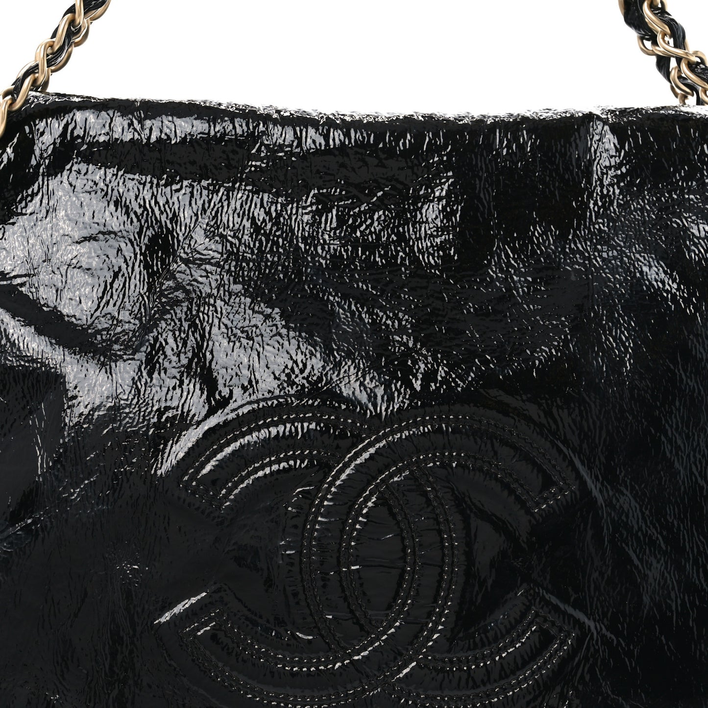 Vinyl XL Rock and Chain Flap Black